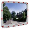 vidaXL Miroir de trafic convexe rectangulaire 60x80cm et r&eacute;flecteurs