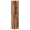 vidaXL Armoire de rangement 3 pcs Bois ancien 30 x 42,5 x 225 cm