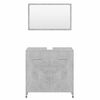 vidaXL Meubles de salle de bain Gris b&eacute;ton Bois d'ing&eacute;nierie