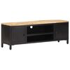 vidaXL Meuble TV 120x30x40 cm Bois massif de manguier brut