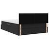 vidaXL Lit de Rangement avec matelas Noir 140 x 200 cm Velours