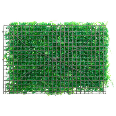  vidaXL Clôture feuilles de fougère artificielles 6 pcs vert 40x60 cm