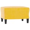 vidaXL Ensemble de canap&eacute;s 4 pcs coussins d&eacute;coratifs et coussins Jaune