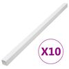 vidaXL Goulotte de c&acirc;ble 33x33 mm 10 m PVC