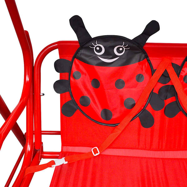 vidaXL Si&egrave;ge balan&ccedil;oire pour enfants Rouge