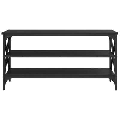 vidaXL Meuble TV Noir 100x40x50 cm Bois d'ingénierie