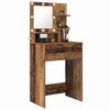 vidaXL Tables de maquillage pour chambre avec tiroir Bois Ancien