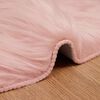 vidaXL Tapis en fausse TAFALLA Rose 60 x 90 cm Polyester