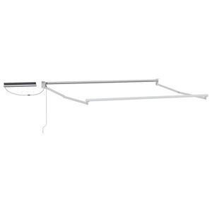 vidaXL Cadre de store r&eacute;tractable &eacute;lectrique Blanc 2,5 x 2 m Aluminium