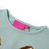 T-shirt enfants &agrave; manches longues menthe moyenne 128