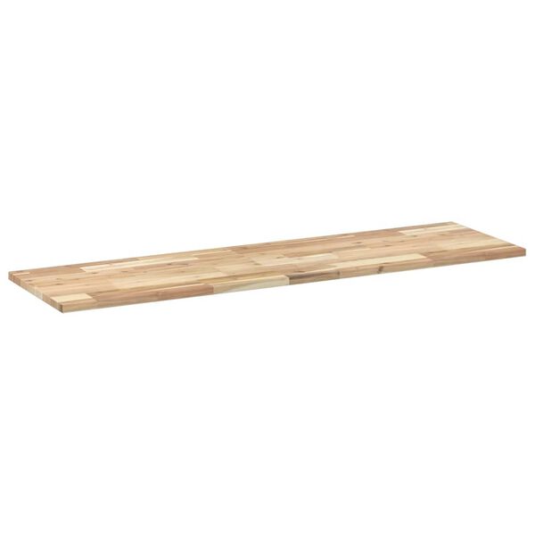 vidaXL &Eacute;tag&egrave;res flottantes 4 pcs 160x40x2 cm acacia massif non trait&eacute;