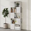 vidaXL Biblioth&egrave;que/S&eacute;parateur de pi&egrave;ce Gris b&eacute;ton 60x24x155 cm