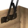 vidaXL Table basse Ch&ecirc;ne artisanal 102 x 50,5 x 46,5 cm