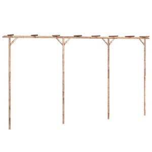 vidaXL Pergola Bambou 385x40x205 cm