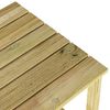 vidaXL table Naturel 40 x 40 x 36 cm Pin&egrave;de impr&eacute;gn&eacute;e