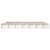 vidaXL Cadre de lit sans matelas blanc 180x200 cm bois massif
