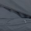 vidaXL Ensemble de housse de couette Anthracite 135x200 cm Coton