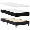 vidaXL Lit &agrave; ressorts avec matelas Noir 80 x 200 cm Velours