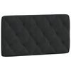 vidaXL Cadre de lit sans matelas noir 100x200 cm velours
