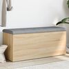 vidaXL Banc de rangement Ch&ecirc;ne Sonoma 102x42x45 cm Bois d'ing&eacute;nierie