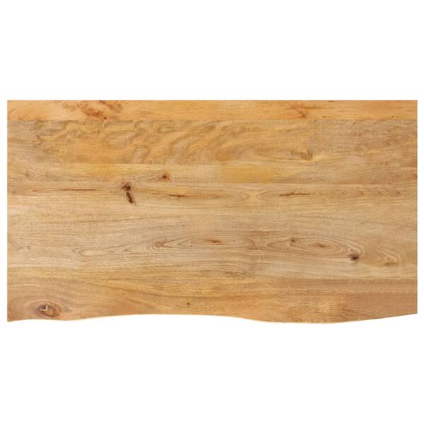 vidaXL Dessus de table &agrave; bord vivant 110x60x2,5cm bois massif manguier