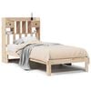 vidaXL Lit biblioth&egrave;que sans matelas 90x200 cm bois de pin massif