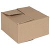 vidaXL Bo&icirc;te Pliable 50 pi&egrave;ces Naturel 15 x 15 x 8 cm Carton