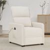 vidaXL Fauteuil Beige Tissu microfibre