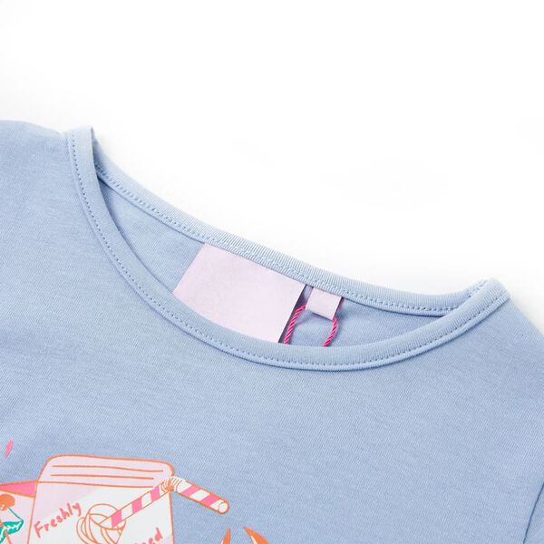 T-shirt pour enfants bleu 128