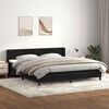 vidaXL Sommier &agrave; lattes de lit avec matelas noir 200x210 cm Velours