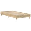 vidaXL Cadre de lit sans matelas ch&ecirc;ne sonoma 90x200 cm