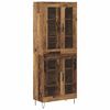 vidaXL Haut Armoire Bois Ancien 69,5 x 34 x 180 cm Bois d'ing&eacute;nierie
