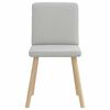 vidaXL Chaises &agrave; manger lot de 2 gris nuage tissu