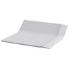 vidaXL Surmatelas Blanc 200 x 200 cm Tissu Jacquard