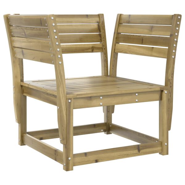 vidaXL Salon de jardin 5 pcs bois de pin impr&eacute;gn&eacute;