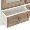 vidaXL Armoire murale Blanc 49x22x59 cm Bois d'ing&eacute;nierie