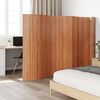 vidaXL Cloison de s&eacute;paration marron 165x800 cm bambou