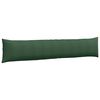 vidaXL Coussins de canapé 2 pcs Vert foncé 200 x 40 cm
