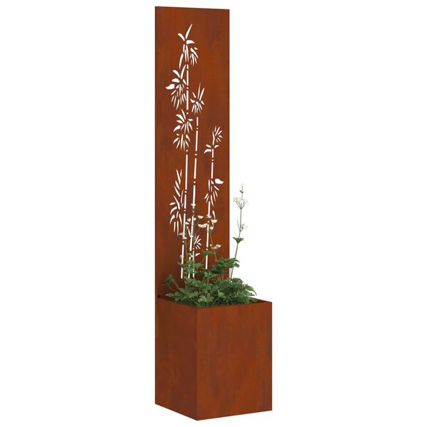 vidaXL &Eacute;cran de confidentialit&eacute; de jardin Rouill&eacute; 32 x 32 x 150 cm