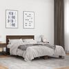 vidaXL Cadre de lit sans matelas ch&ecirc;ne marron 120x190 cm