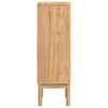 vidaXL Armoire de salle de bain FLORO Cire marron 35 x 30 x 90 cm