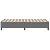 vidaXL Cadre de lit plateforme Gris clair 80 x 200 cm tissu