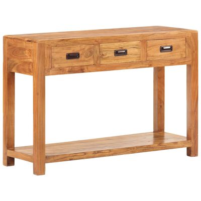 vidaXL Table console 110x40x76cm Bois d'acacia massif et finition miel