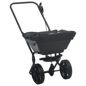 vidaXL &Eacute;pandeur Noir 82 x 46 x 75 cm PVC et Acier