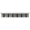 vidaXL Porte-manteau mural Gris b&eacute;ton 60 x 10,5 x 10,5 cm