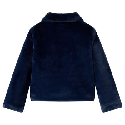 Manteau pour enfants bleu marine 116