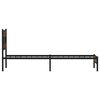 vidaXL Cadre de lit sans matelas ch&ecirc;ne marron 90x190cm bois ing&eacute;nierie