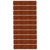 vidaXL Bordures de pelouse 10 pcs 20x103 cm acier corten flexible