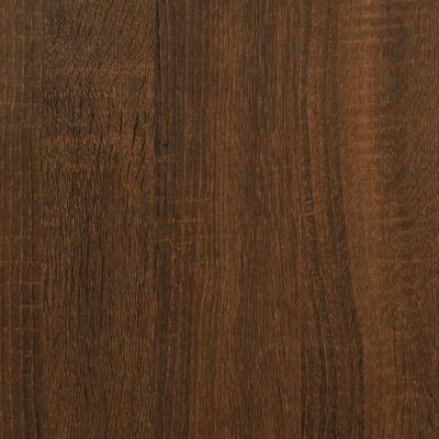 vidaXL Table de chevet chêne marron 39x39x67 cm bois d'ingénierie