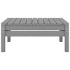 vidaXL Salon de jardin 5 pcs Gris Bois de pin massif